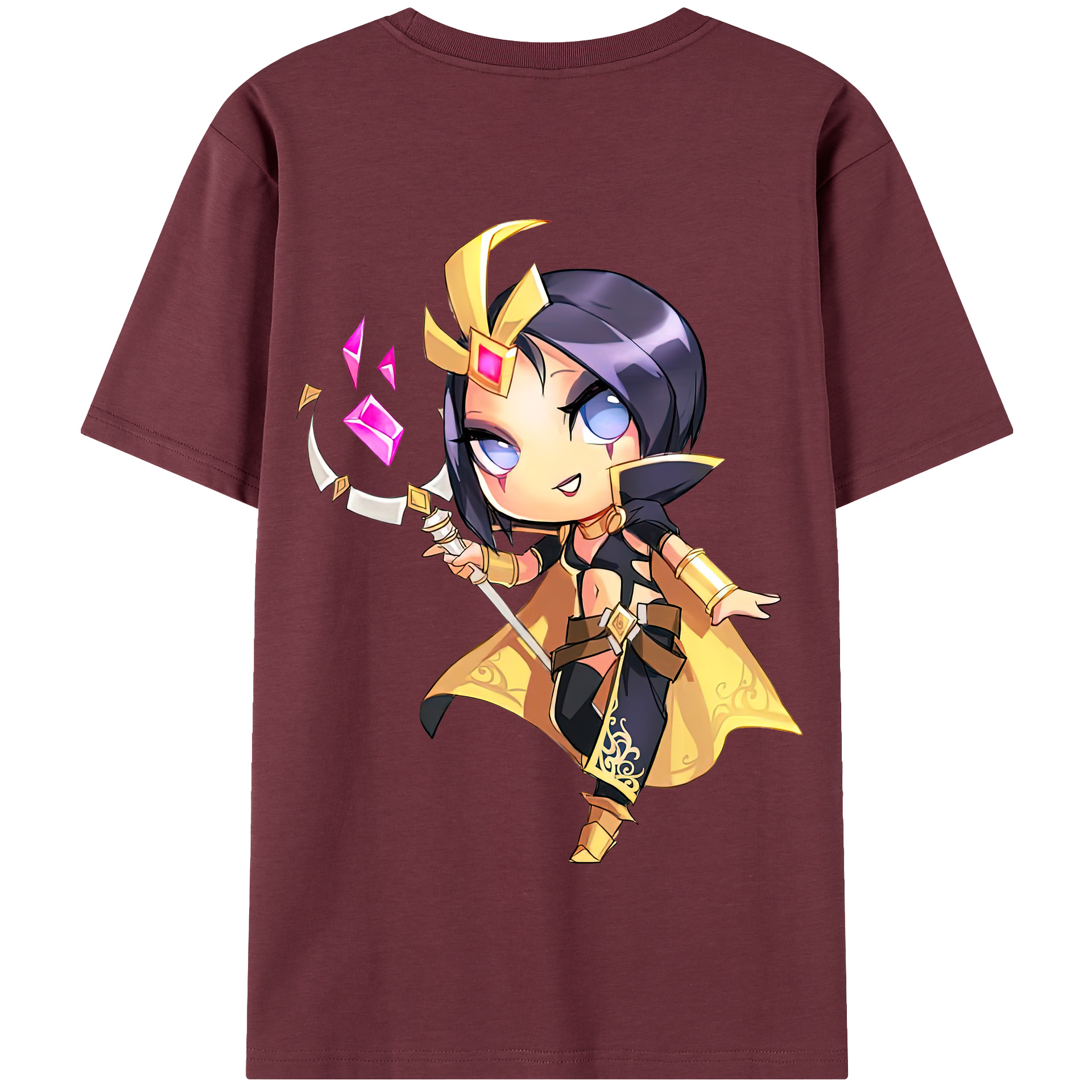 リーグ・オブ・レジェンド League of Legends LOL 綿100％半袖Tシャツ（背面プリント）